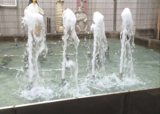 15m3 / H 2.5m ความสูงของสเปรย์หัวฉีดน้ำพุเต้นรำ SS Frothy Jet