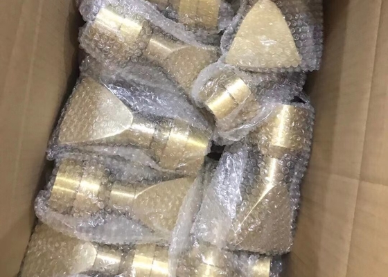 ทองเหลือง 1" ปรับทิศทางพัดลมน้ำพุ Jet Blossom Nozzle