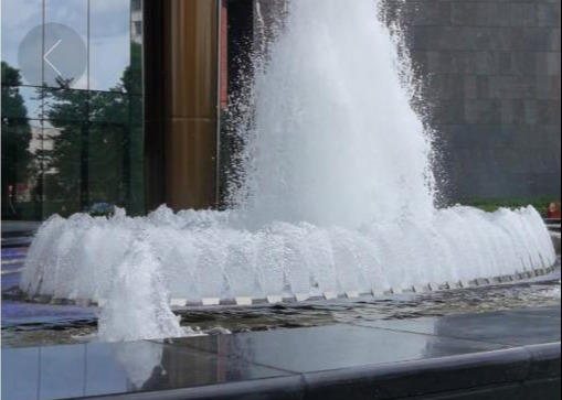 ปรับทิศทางพัดลม Fountain Jet FNPT ทองเหลือง Blossom Nozzle