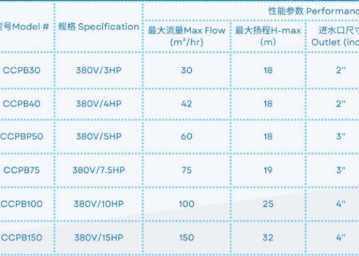 CCPB30 ปั๊มน้ําสระว่ายน้ํา สําหรับสระว่ายน้ํา