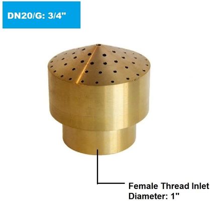 1 นิ้ว 4 ชั้น DN25 Dancing Fountain Nozzles