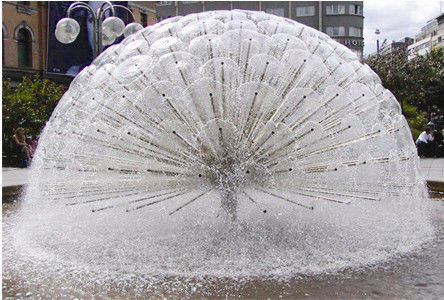 3 "ซีกโลกคริสตัล DN80 Dancing Fountain Nozzles