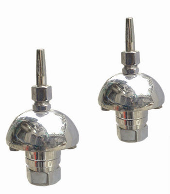 1 "ทองเหลือง Chrome Rotation Dragon Water Fountain หัวฉีด 3m3/h
