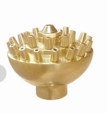 ทองเหลือง 3 ชั้น 2 นิ้ว Blossom Water Jet Jet Nozzle