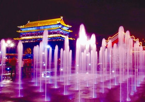 หัวฉีดน้ำพุทรัมเป็ตผสมอากาศขนาดเล็กของ Chrome Jet Water Fountain Spray Heads