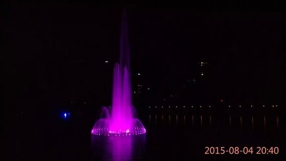 โครงการดนตรีน้ำพุกลางแจ้ง SS304 สีสันสดใสสว่างสดใส