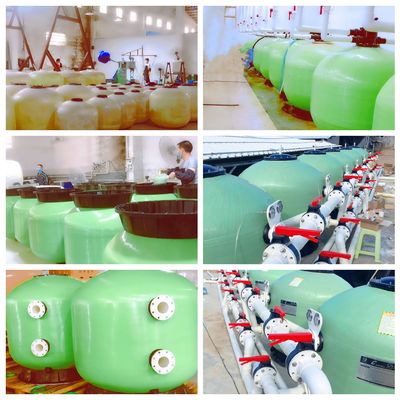 0.16m2 135Ipm 460mm เชิงพาณิชย์สระว่ายน้ำกรองทราย