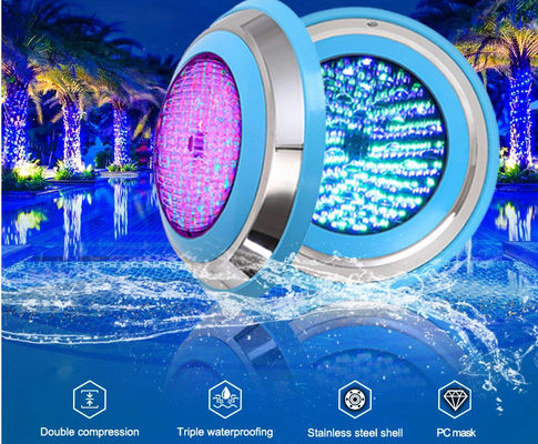 Ip68 สีเดียว 12 วัตต์ไฟ LED ใต้น้ำกันน้ำ