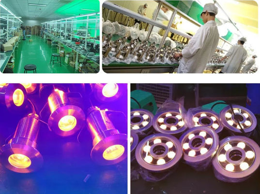 IP68 24V 50W ไฟ LED ใต้น้ำกันน้ำ