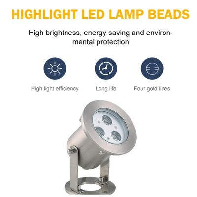 1.5W ไฟ LED ใต้น้ำกันน้ำ