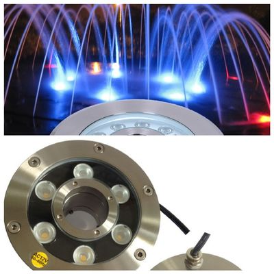 50000 ชั่วโมง 145 มม. 12V 9W ไฟน้ำพุใต้น้ำ