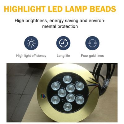ไฟใต้น้ำ 9W Led