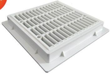 ABS ขนาดเล็ก 16.2x16.2 ซม. รางน้ำดาดฟ้าสระว่ายน้ำ
