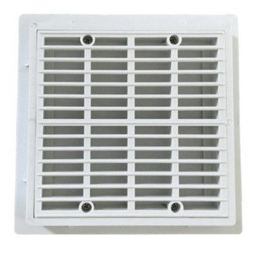 ABS ขนาดเล็ก 16.2x16.2 ซม. รางน้ำดาดฟ้าสระว่ายน้ำ