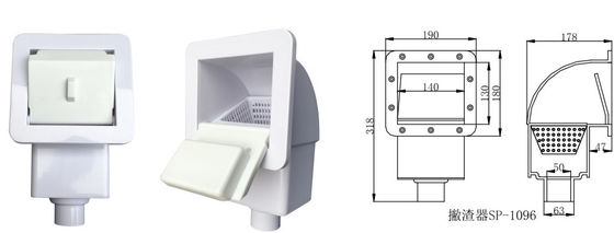 White Smart 1.5 "Skimmer ผนังสระว่ายน้ำ