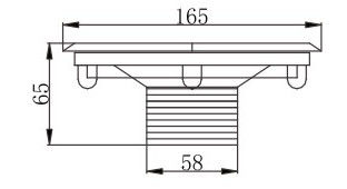 ราคาโรงงานออกแบบใหม่อุปกรณ์สระว่ายน้ำ Linner Pool Water Return Inlets