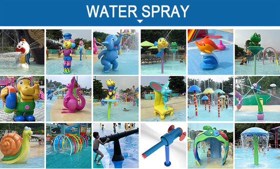 ไฟเบอร์กลาสสระว่ายน้ำ Pirate Water Slides