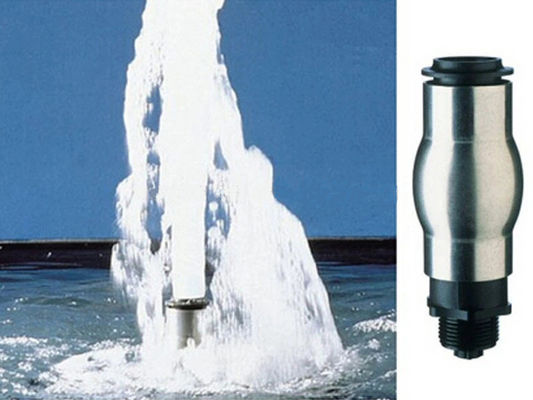 1 "Stainless Steel Plastic Frothy Foam Water Fountain Jet Nozzle