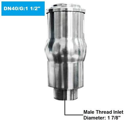 1.5 "Music Water Foam Jet Nozzle อุปกรณ์น้ำพุสระว่ายน้ำ