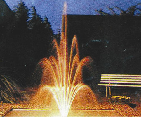 หัวฉีดสเปรย์ทองเหลืองโครเมี่ยม 2 "อุปกรณ์น้ำพุสระว่ายน้ำ