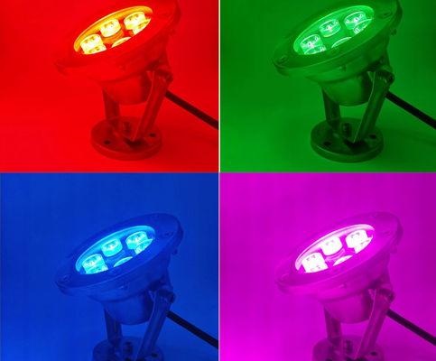 การ์เด้น 7000K 24V 6W IP68 น้ำพุไฟ LED