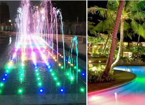การ์เด้น 7000K 24V 6W IP68 น้ำพุไฟ LED