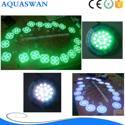ความสูง 35 มม. IP68 ไฟ LED ใต้น้ำ 12W กันน้ำ