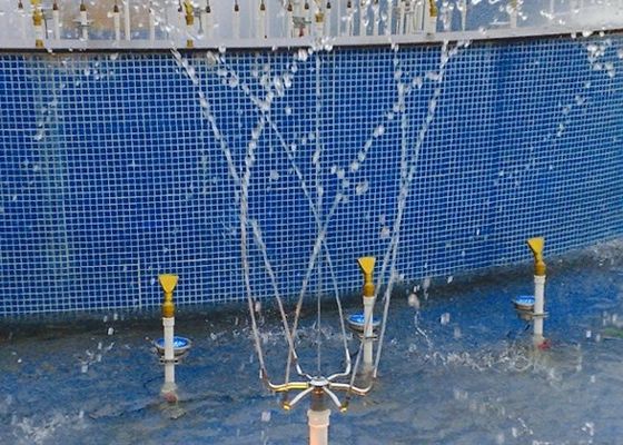สแตนเลส 6m3 / h DN25 หัวฉีด Fountain Jet แบบหมุนได้