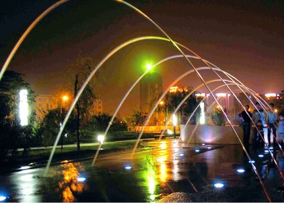 เปลี่ยนสี LED Jet 1.5m Laminar Water Fountain