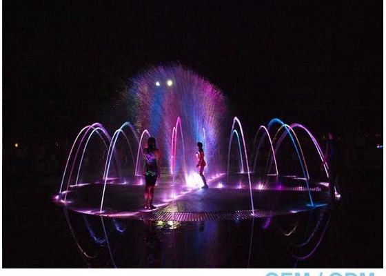 ลามินาร์สีสันสดใส 1m Water Dancing Jumping Fountain Jets