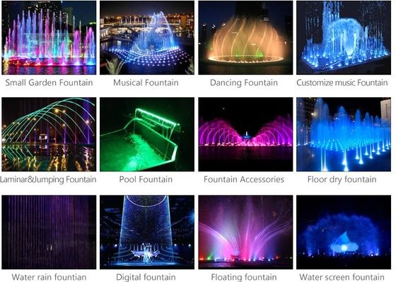 6m3 / h 1.5 "หัวฉีดน้ำพุสแตนเลส Water Jet