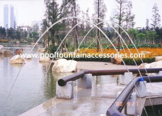 6000 L / H 20mm Laminar Fountain Nozzle พร้อมหลอด LED RGB 9W