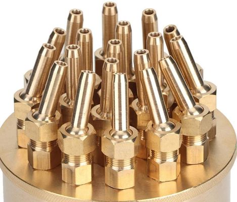 ทองเหลือง DN40 1 1/2" 3 ชั้น Blossom Fountain Jet Nozzle