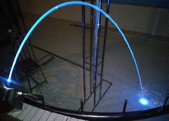 DMX ในร่มไฟ LED ที่มีสีสันไฟ Laminar Fountain หัวฉีด Jumping Jets