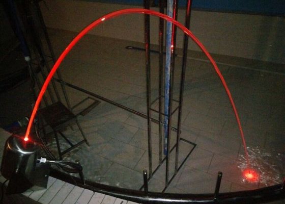 2000L/H Laminar Water Jet Fountain พร้อมไฟสแตนเลส RGB 3w