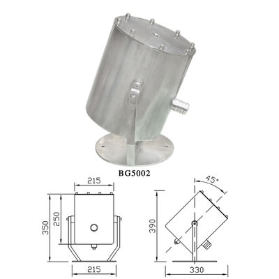 น้ำพุสระน้ำ 8000L/H SS304 18mm Laminar Flow Jet