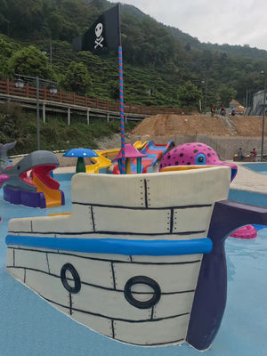 เด็กวัยหัดเดินไฟเบอร์กลาส Octopus Water Slide ความต้านทานการเกิดออกซิเดชัน