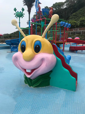 สนามเด็กเล่น TUV Ship Water Slide สำหรับ Backyard Resort