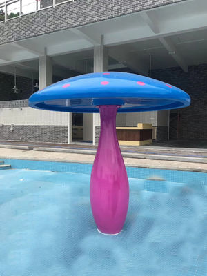 Anti UV Outdoor Kids Water Park Equipment น้ำตกเห็ด