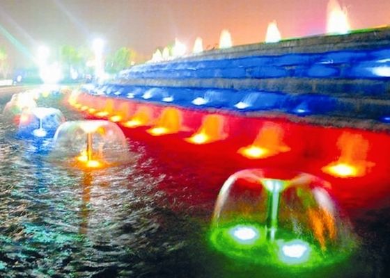 หัวน้ำพุเห็ดระฆังทองเหลือง 22gpm