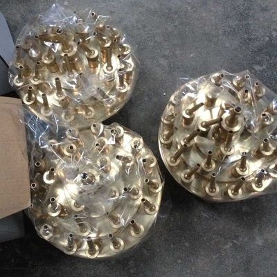22m3 / h ทองเหลือง Ajustable 3 ชั้น Blossom Fountain Nozzle