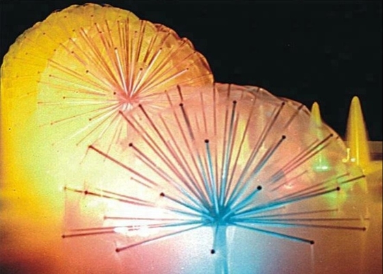 DN50 65m3/h 2" หัวน้ำพุเต้นรำคริสตัลบอล