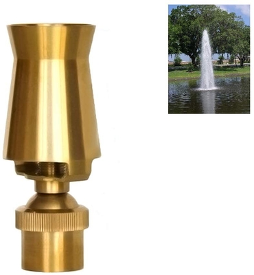 ทองเหลือง Ice Tower Water Spray Fountain หัวฉีด DN40 12m3 / h