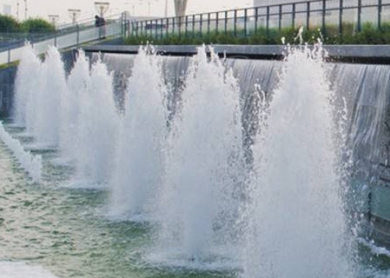 Ice Tower DN80 หัวฉีดน้ำพุแบบปรับได้สำหรับสระว่ายน้ำ 65m3 / h