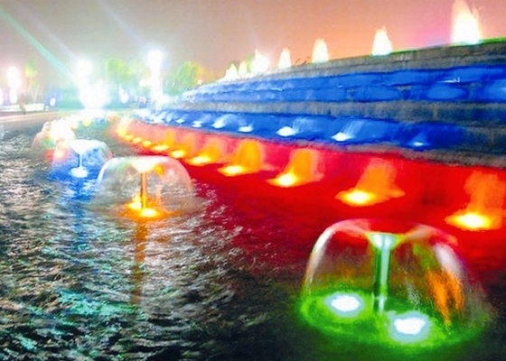 22gpm หัวฉีดน้ำพุเต้นรำ DN25 Water Mushroom Fountain Jet