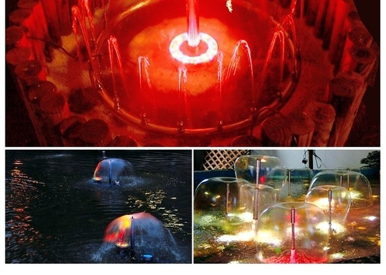 22gpm หัวฉีดน้ำพุเต้นรำ DN25 Water Mushroom Fountain Jet