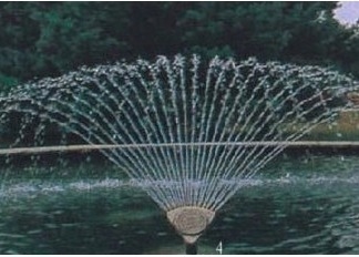ทองเหลือง Chromplate Phoenix Tale น้ำพุเต้นรำหัวฉีด 4m Water Spray High